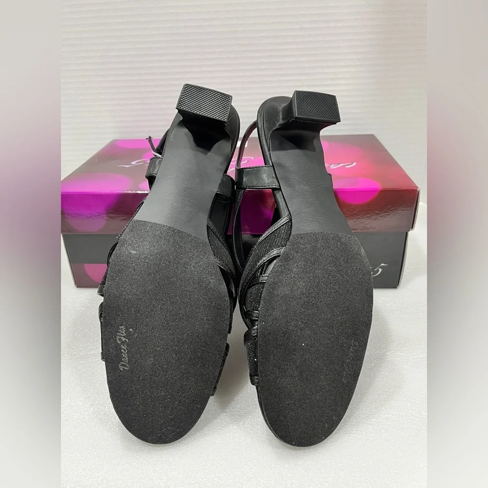 Easy Street‎ Womens Tristen Heeled Sandals. Size 8.5M. Color: Black: NEW